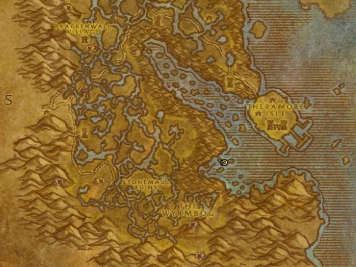 Here's where you find Nat Pagle to get to the next step of this summoning sidequest (Image via Blizzard Entertainment)
